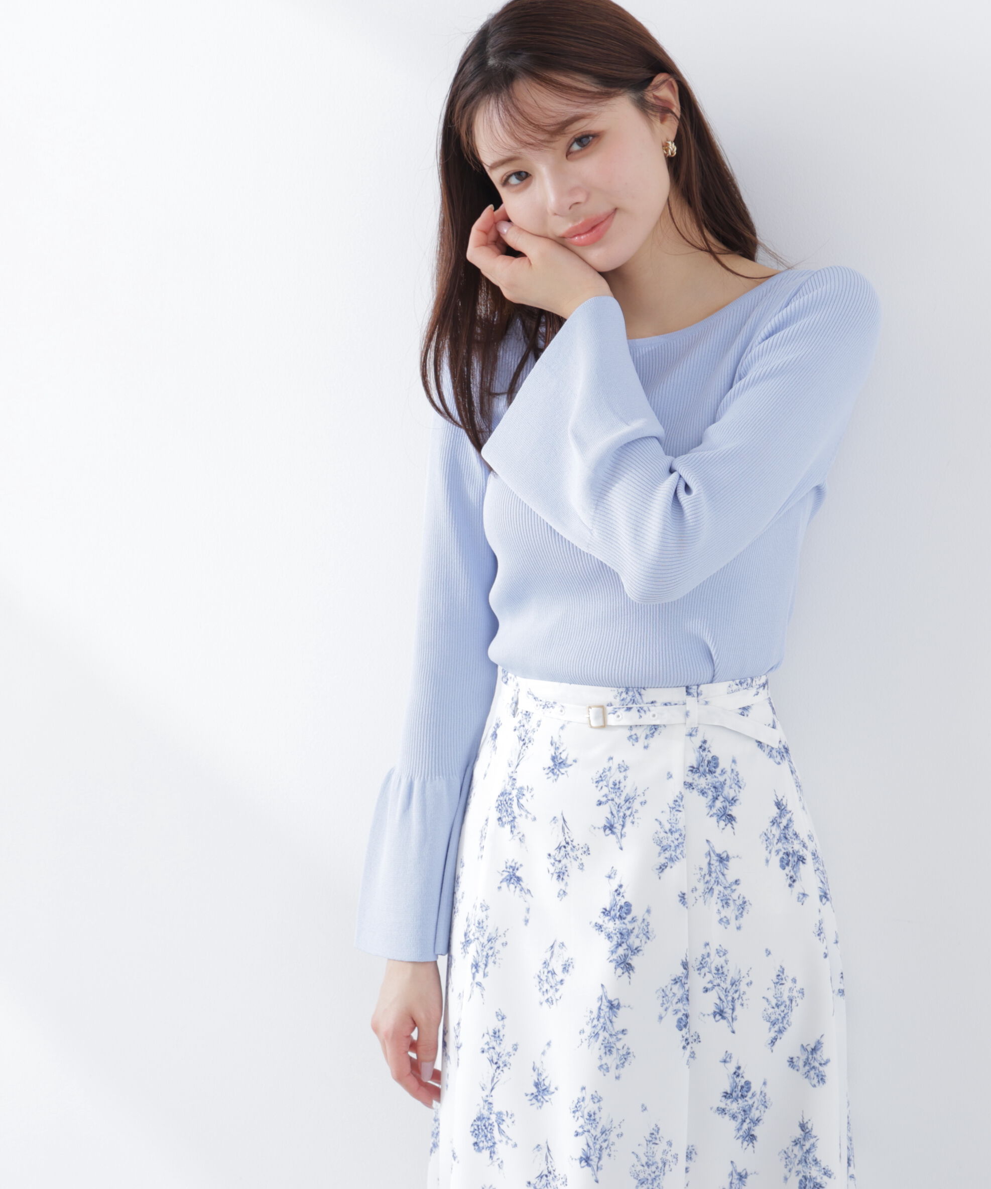 PROPORTION BODY DRESSING「フラワープリントフレアスカート　26SS」|スカート|