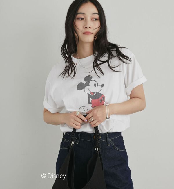 Doux archives「【ＧＯＯＤ　ＲＯＣＫ　ＳＰＥＥＤ】ＭＩＣＫＥＹ　／　ダメージＴＥＥ」|Tシャツ・カットソー|