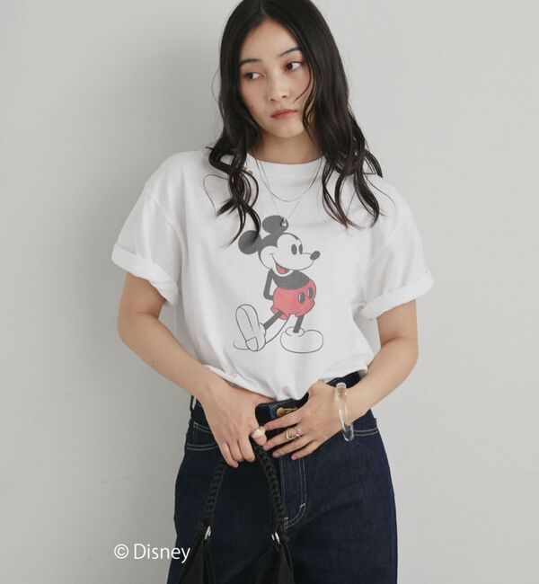 Doux archives「【ＧＯＯＤ　ＲＯＣＫ　ＳＰＥＥＤ】ＭＩＣＫＥＹ　／　ダメージＴＥＥ」|Tシャツ・カットソー|