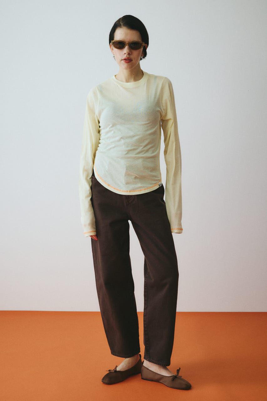 HeRIN.CYE「Sheer mellow tops」|Tシャツ・カットソー|