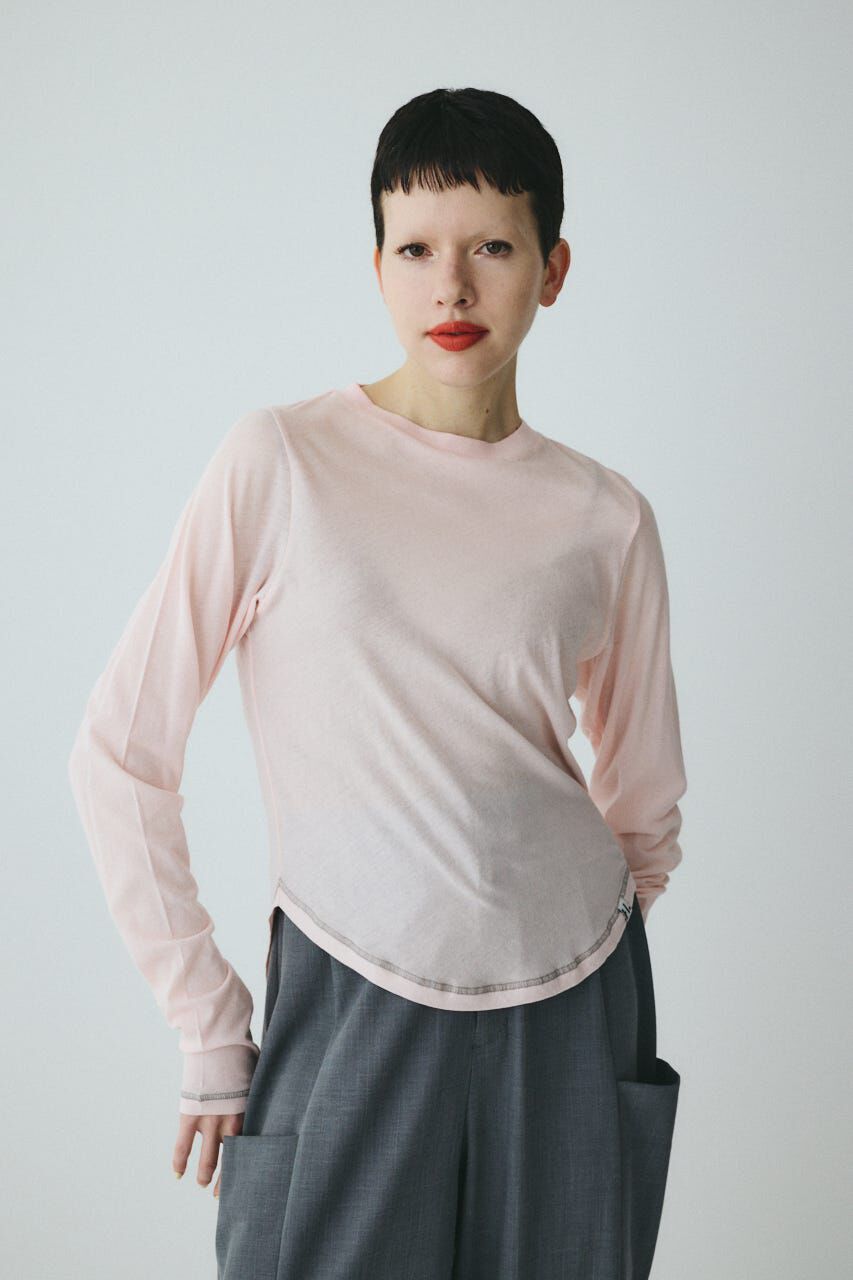 HeRIN.CYE「Sheer mellow tops」|Tシャツ・カットソー|