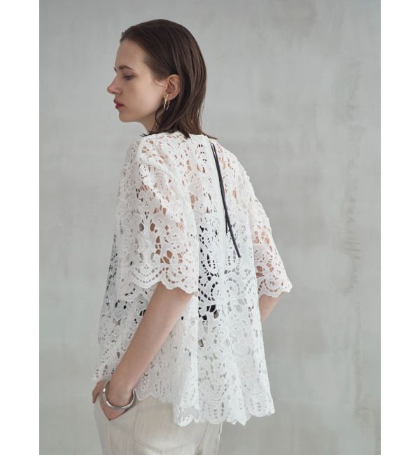 ELENDEEK「LACE T-BL」|シャツ・ブラウス|