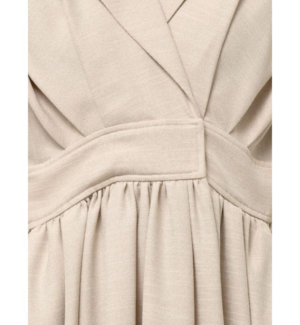 ELENDEEK「OPEN COLLAR SHIRT OP」|ワンピース|