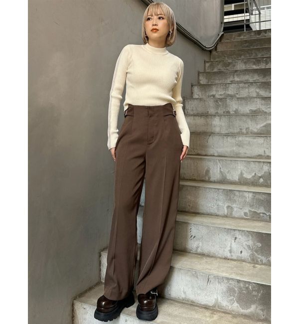 MURUA「サイドベルトパンツ【セットアップ着用可】」|その他|