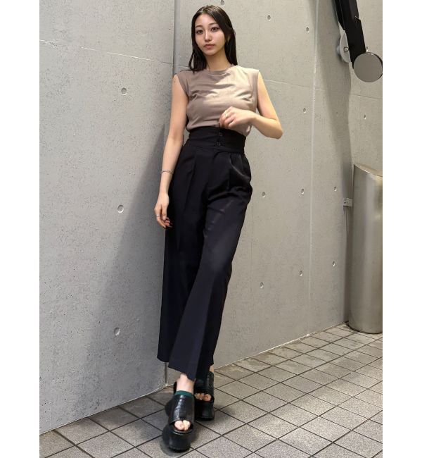 MURUA「ハイウエストセンプレワイドパンツ【セットアップ着用可】【接触冷感】」|その他|
