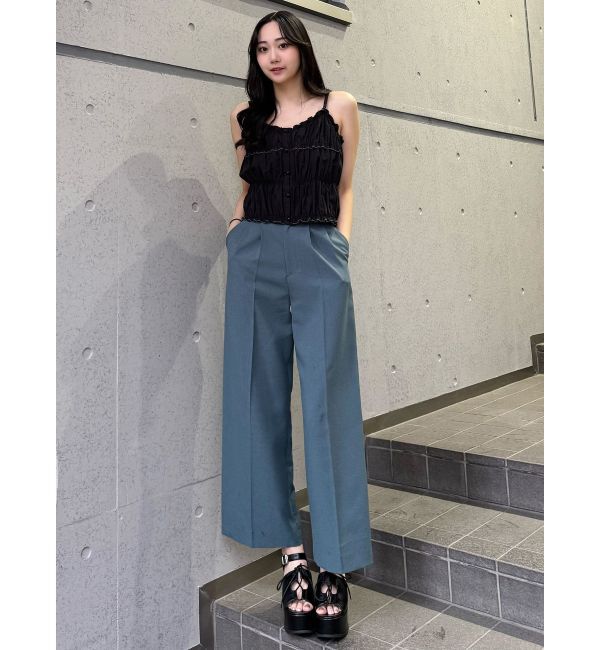MURUA「ハイウエストセンプレワイドパンツ【セットアップ着用可】【接触冷感】」|その他|