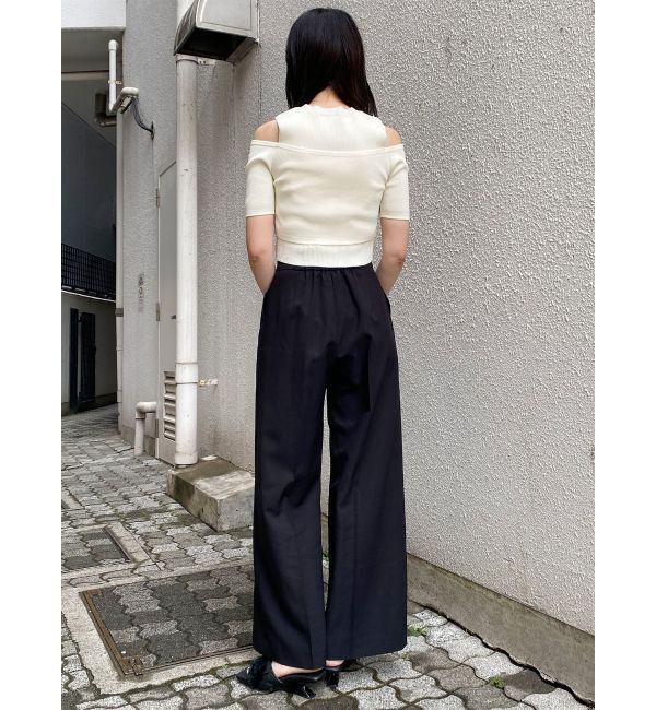 MURUA「ハイウエストセンプレワイドパンツ【セットアップ着用可】【接触冷感】」|その他|
