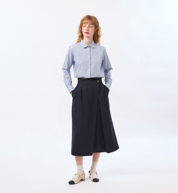 MACKINTOSH PHILOSOPHY「ラウンドカラーベーシックシャツ」|シャツ・ブラウス|
