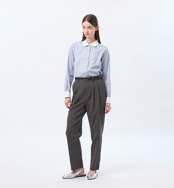 MACKINTOSH PHILOSOPHY「ラウンドカラーベーシックシャツ」|シャツ・ブラウス|