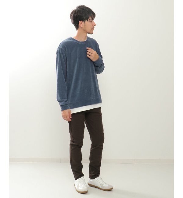 ikka「カットコールフェイクレイヤードプルオーバー」|パーカー|