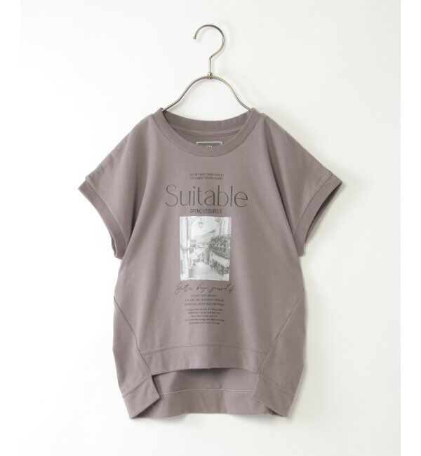 ikka kids「【親子おそろい】ロゴフォトデザインTシャツ（120~160cm）」|Tシャツ・カットソー|コーヒー