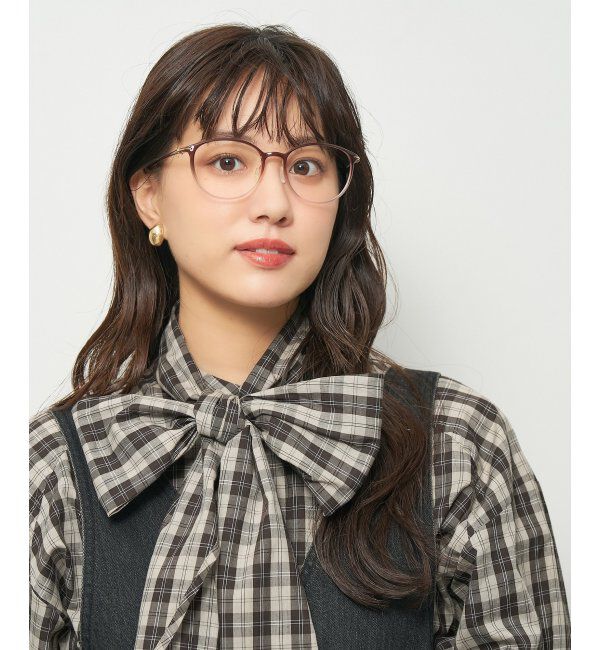  「ボストン型 メガネ 軽量 大人可愛い おうちメガネ 伊達メガネ レンズ交換券付」|メガネ|