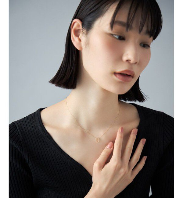 Jouete「[レイヤー] K10YG ネックレス リーフ」|ネックレス|