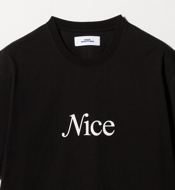 NICE WEATHER「＜NICE WEATHER＞シグネチャーロゴ Tシャツ」|Tシャツ・カットソー|