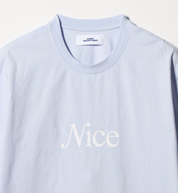 NICE WEATHER「＜NICE WEATHER＞シグネチャーロゴ Tシャツ」|Tシャツ・カットソー|