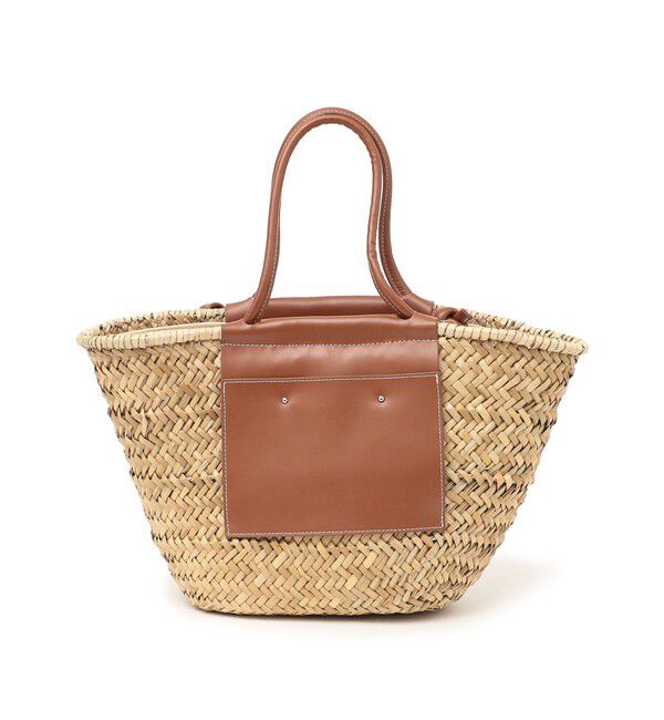SHIPS for women「レザー コンビ シーグラス バッグ」|かごバッグ|