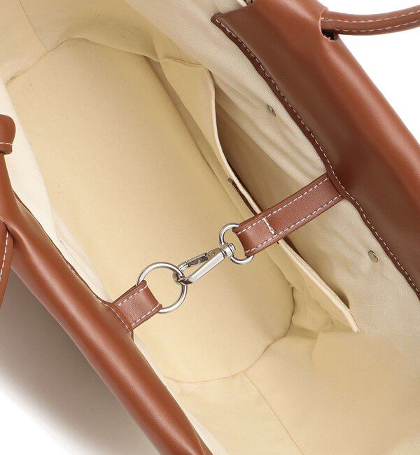SHIPS for women「レザー コンビ シーグラス バッグ」|かごバッグ|