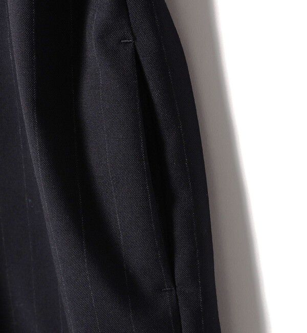 SHIPS for women「SHIPS Primary Navy Label:梳毛 ストライプ サロペット」|オールインワン|