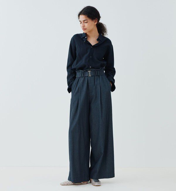 GALERIE VIE「リネン レギュラーカラーシャツ」|シャツ・ブラウス|