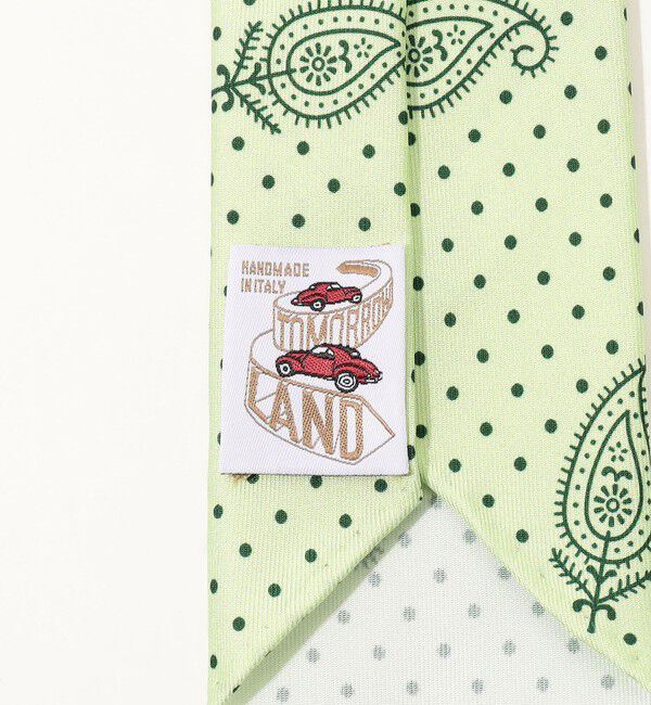 TOMORROWLAND GOODS「TOMORROWLAND MADE IN ITALY シルクプリント ペイズリー柄ネクタイ」|ネクタイ・蝶ネクタイ|