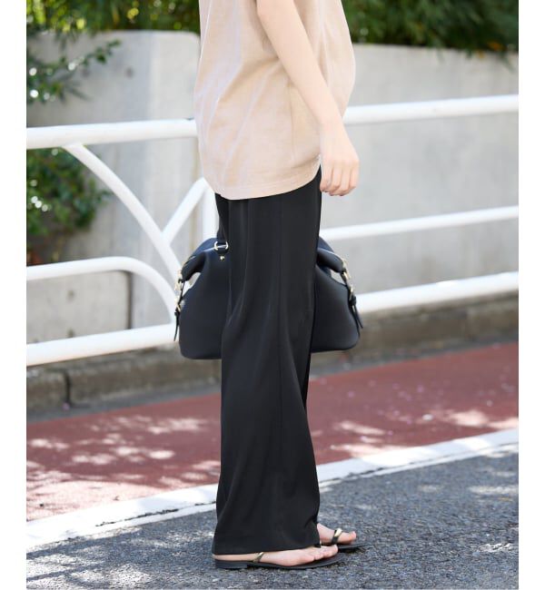 SLOBE IENA「《4サイズ展開》ピンタックセミフレアパンツ」|その他|