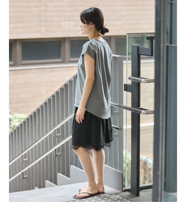 IENA「《予約》スソレースレイヤードハーフパンツ」|その他|