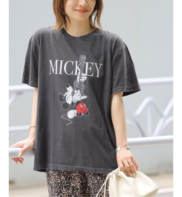 JOURNAL STANDARD relume「《追加》【GOOD ROCK SPEED / グッドロックスピード】＜MICKEY MOUSE＞Tシャツ」|Tシャツ・カットソー|ブラック A