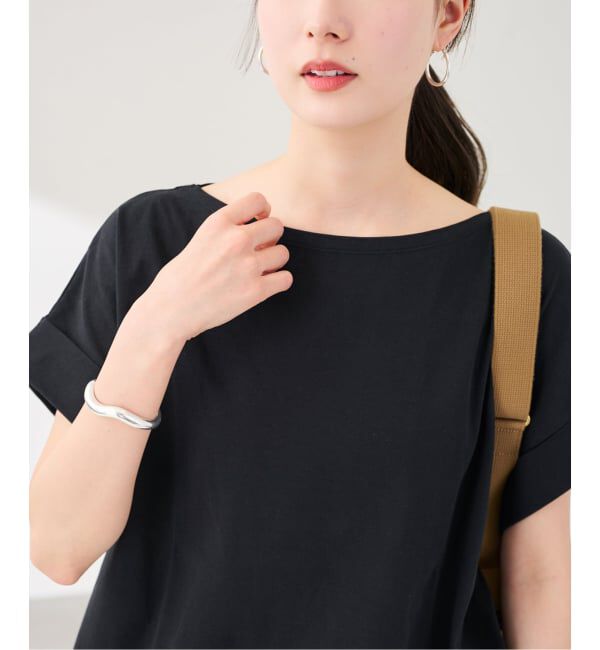FRAMeWORK「ボートネック裾ドロストプルオーバー」|Tシャツ・カットソー|