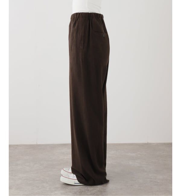 FRAMeWORK「JANE SMITH silk noil garment dye pajama」|スラックス|