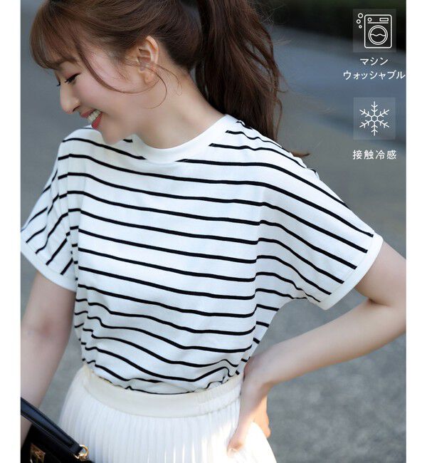 ANY SIS「【美ライン大人T】半袖 Tシャツ」|Tシャツ・カットソー|ｵﾌ&times;ﾌﾞﾗｯ