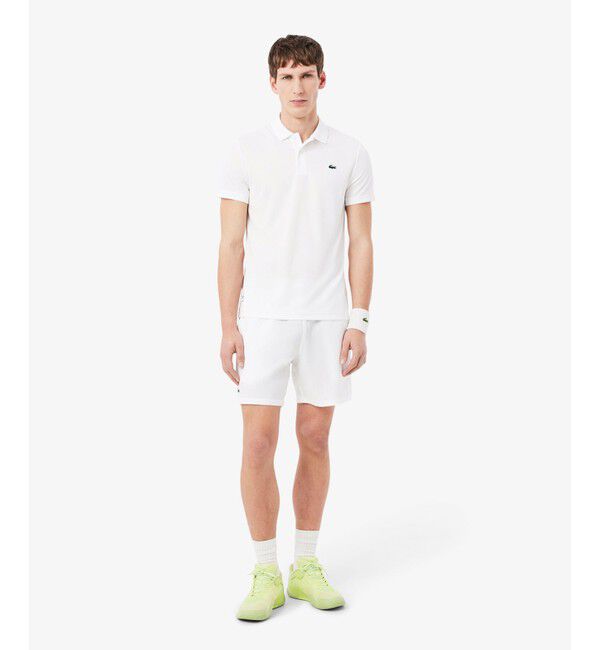 LACOSTE「『ダニール・メドベージェフ』コートジャカードウルトラドライポロシャツ」|ポロシャツ|
