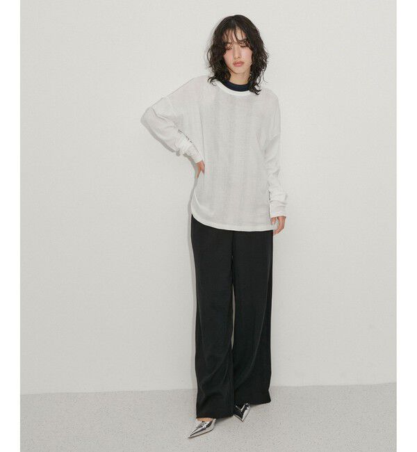 ADAM ET ROPE'「【Miller for ADAM ET ROPE'】別注 L/S SHEER TEE（2PACK）」|Tシャツ・カットソー|