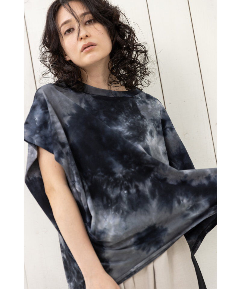  「タイダイサイドドレーププルオーバー」|Tシャツ・カットソー|
