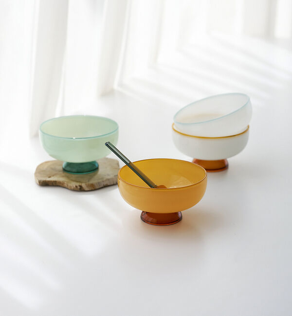 collex「【amabro/アマブロ】SNOW BOWL  デザートボウル ミルクガラス 耐」|食器・キッチングッズ|