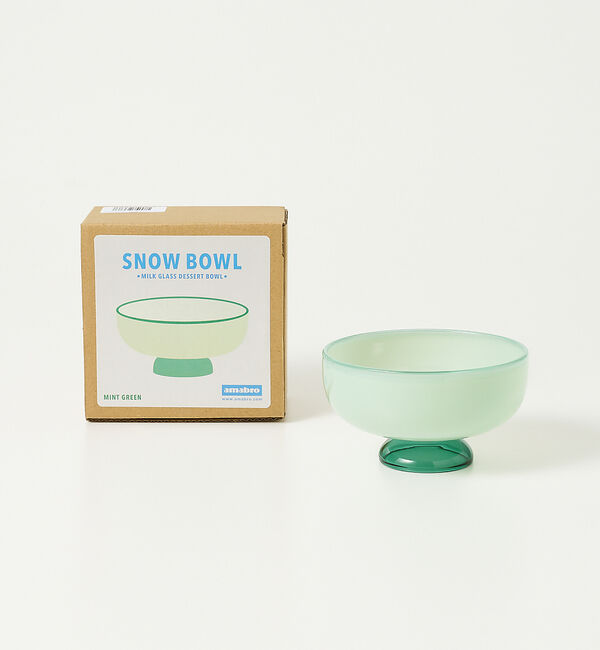 collex「【amabro/アマブロ】SNOW BOWL  デザートボウル ミルクガラス 耐」|食器・キッチングッズ|