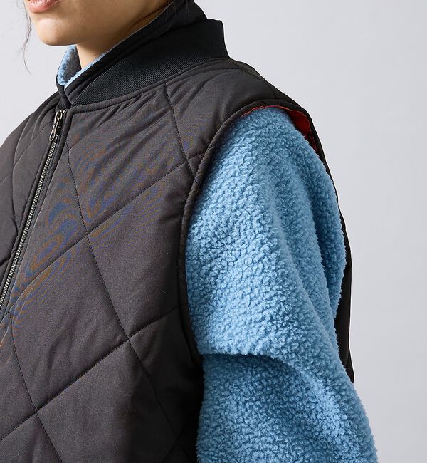 ABAHOUSE「【POLER/ポーラー】DIAMOND QUILTED VEST/キルティング/」|ダウンベスト・ベスト|