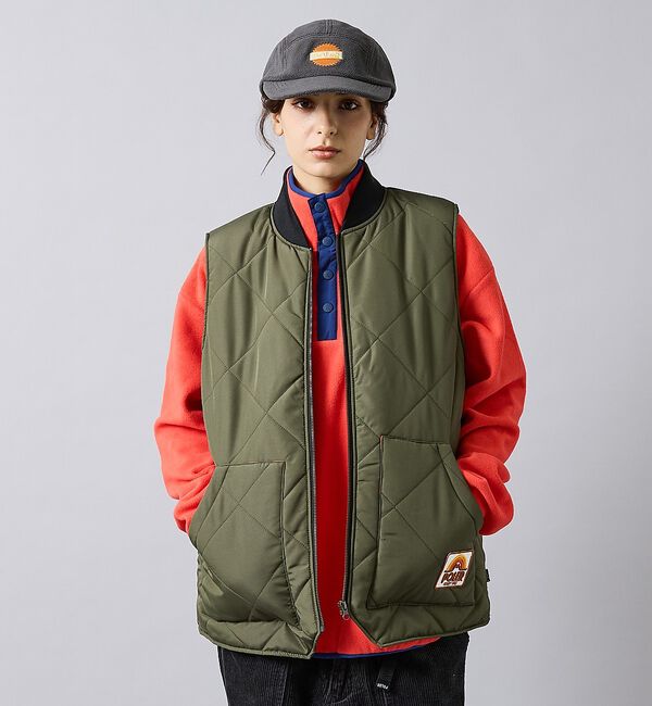 ABAHOUSE「【POLER/ポーラー】DIAMOND QUILTED VEST/キルティング/」|ダウンベスト・ベスト|
