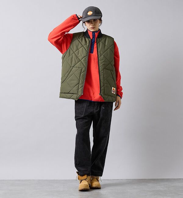 ABAHOUSE「【POLER/ポーラー】DIAMOND QUILTED VEST/キルティング/」|ダウンベスト・ベスト|