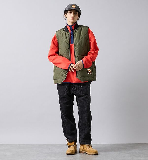 ABAHOUSE「【POLER/ポーラー】DIAMOND QUILTED VEST/キルティング/」|ダウンベスト・ベスト|