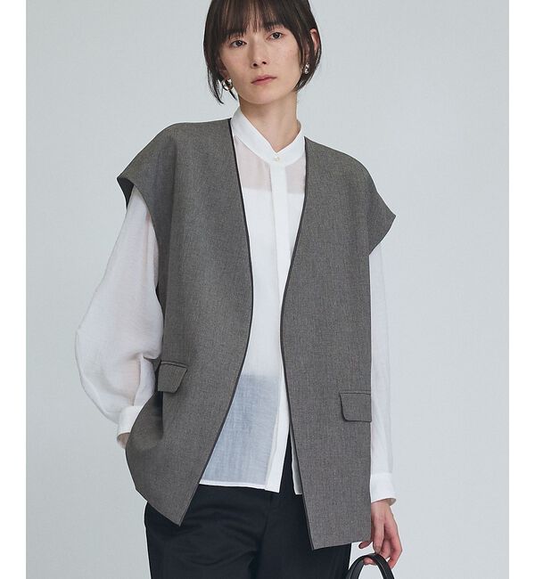 qualite「【セットアップ対応】ウールライク ジレ【予約】」|その他|