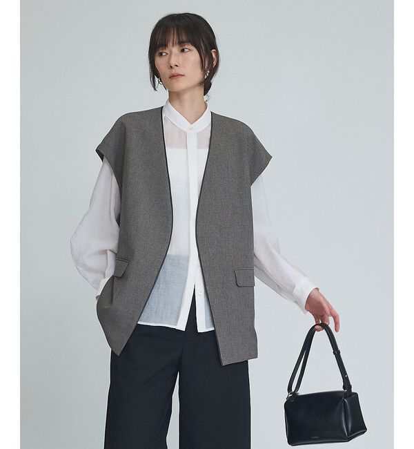 qualite「【セットアップ対応】ウールライク ジレ【予約】」|その他|