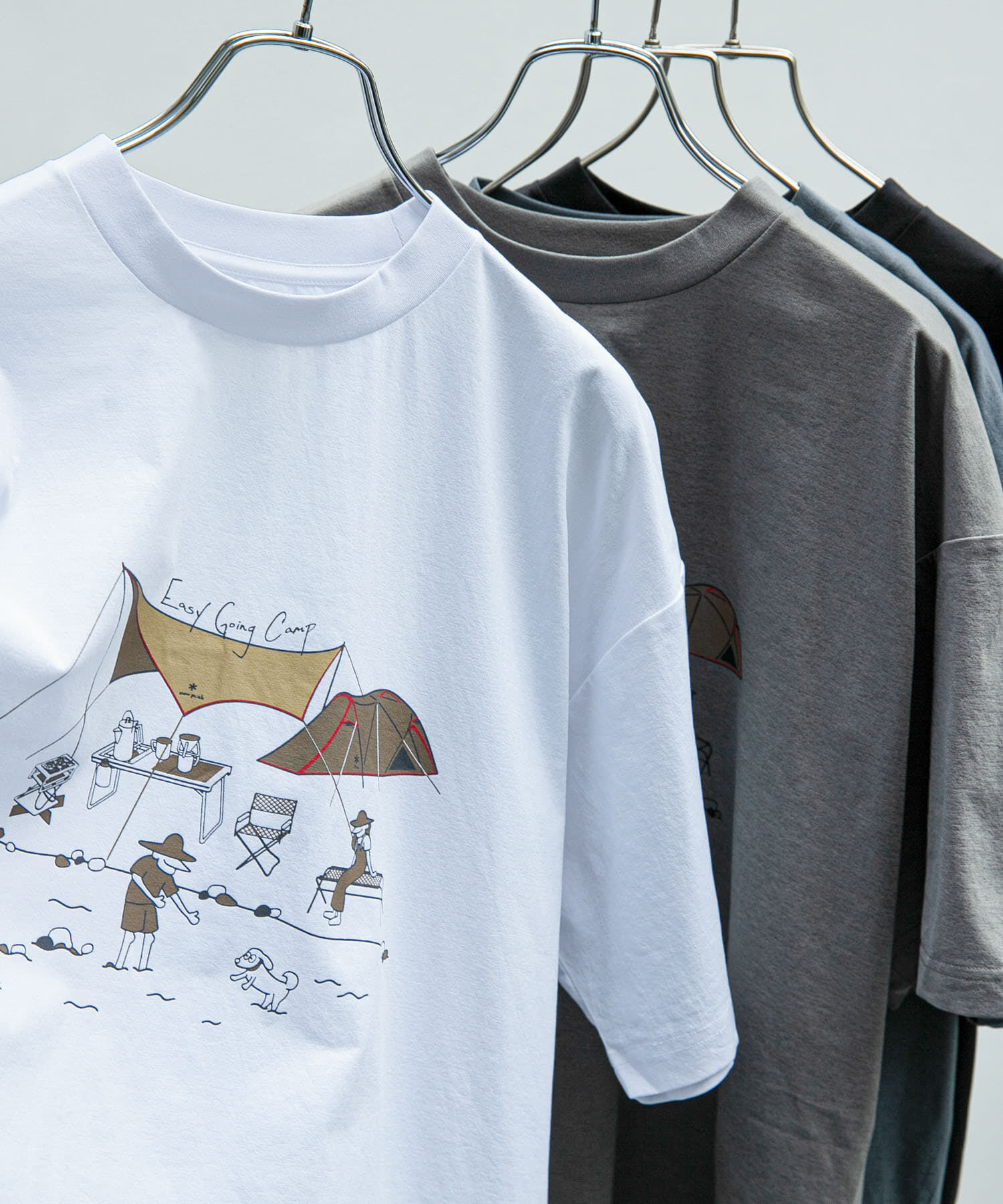 URBAN RESEARCH DOORS「『別注』Snow Peak&times;DOORS　WaterActive Print Tee」|Tシャツ・カットソー|