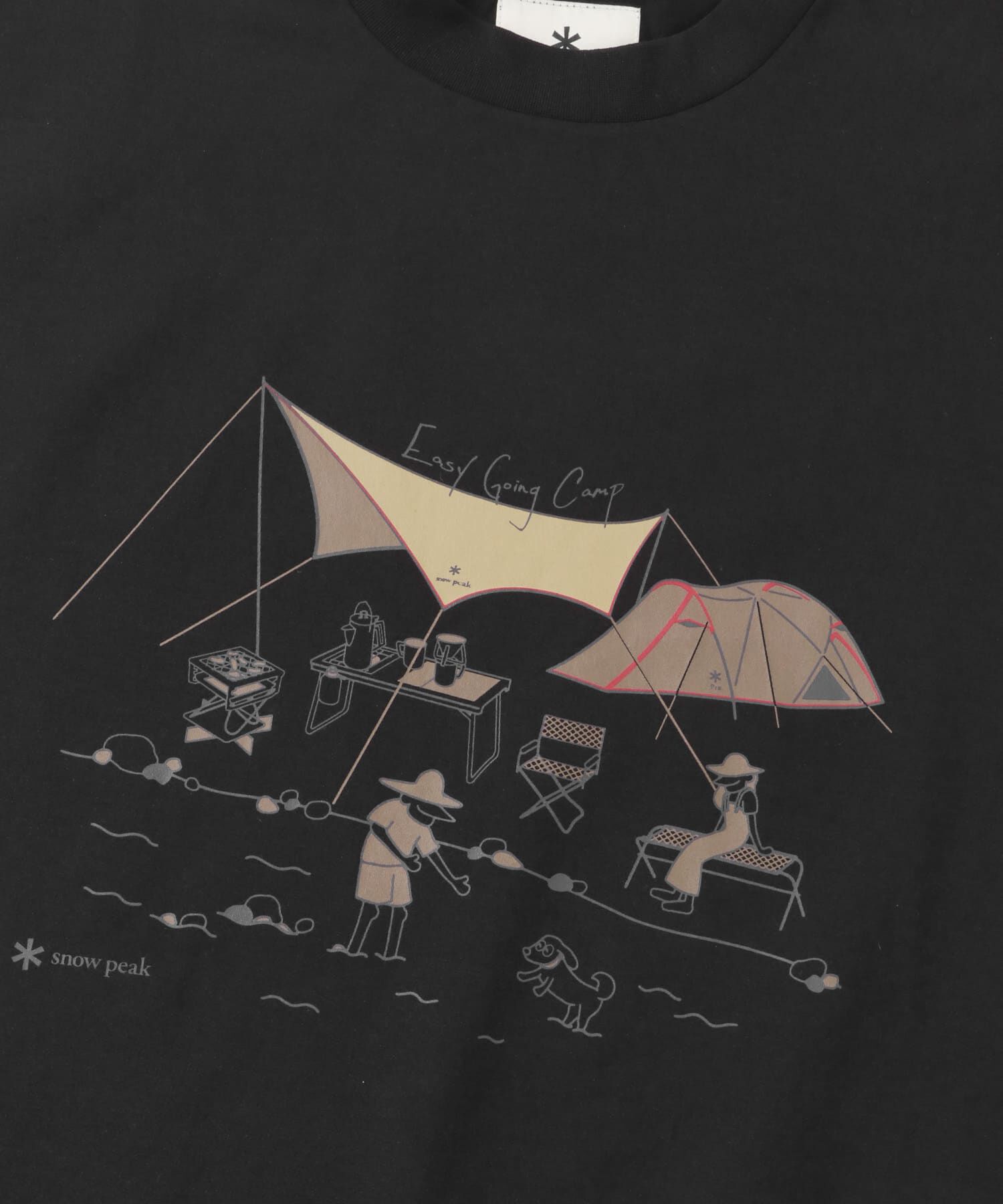 URBAN RESEARCH DOORS「『別注』Snow Peak&times;DOORS　WaterActive Print Tee」|Tシャツ・カットソー|