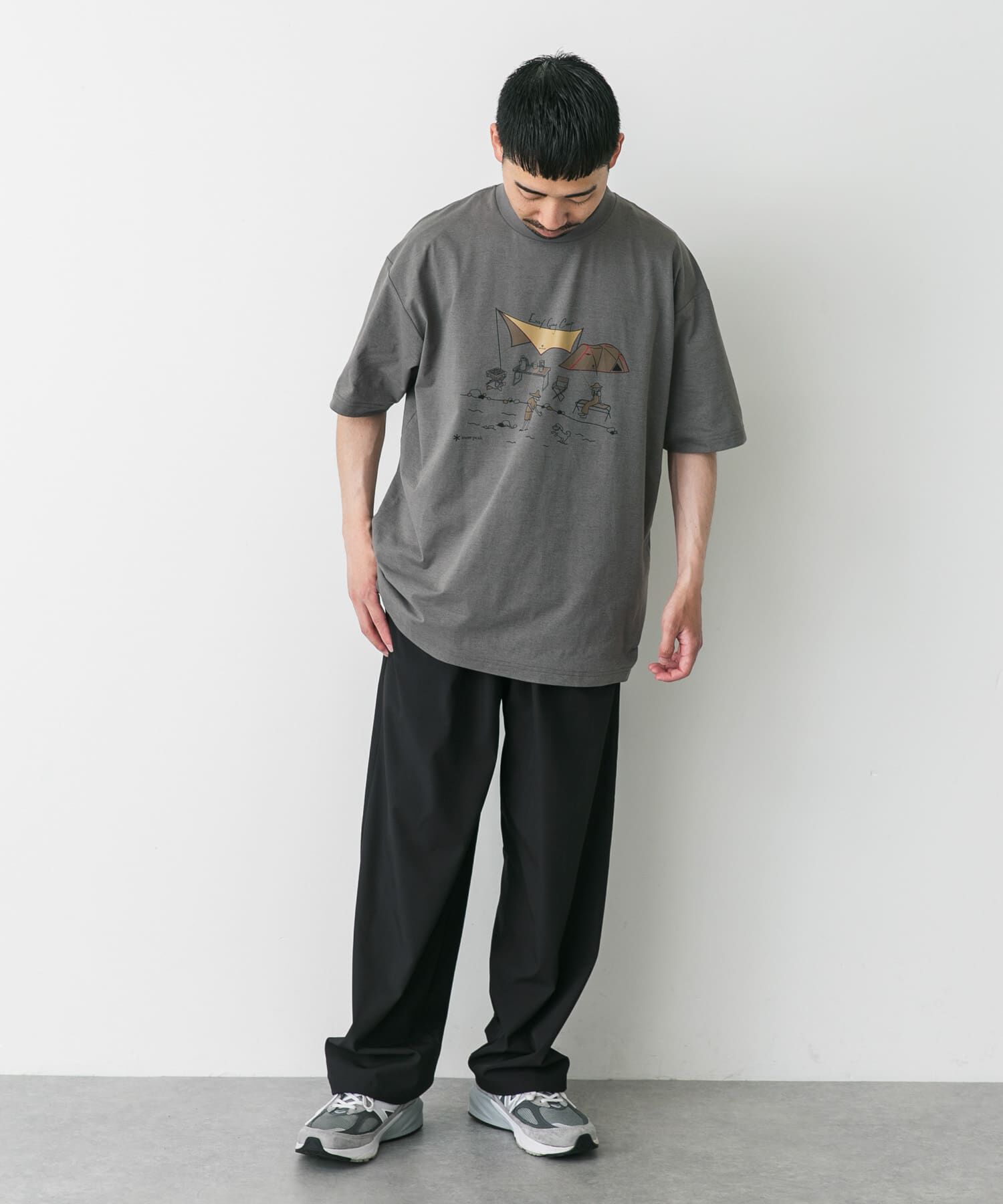 URBAN RESEARCH DOORS「『別注』Snow Peak&times;DOORS　WaterActive Print Tee」|Tシャツ・カットソー|