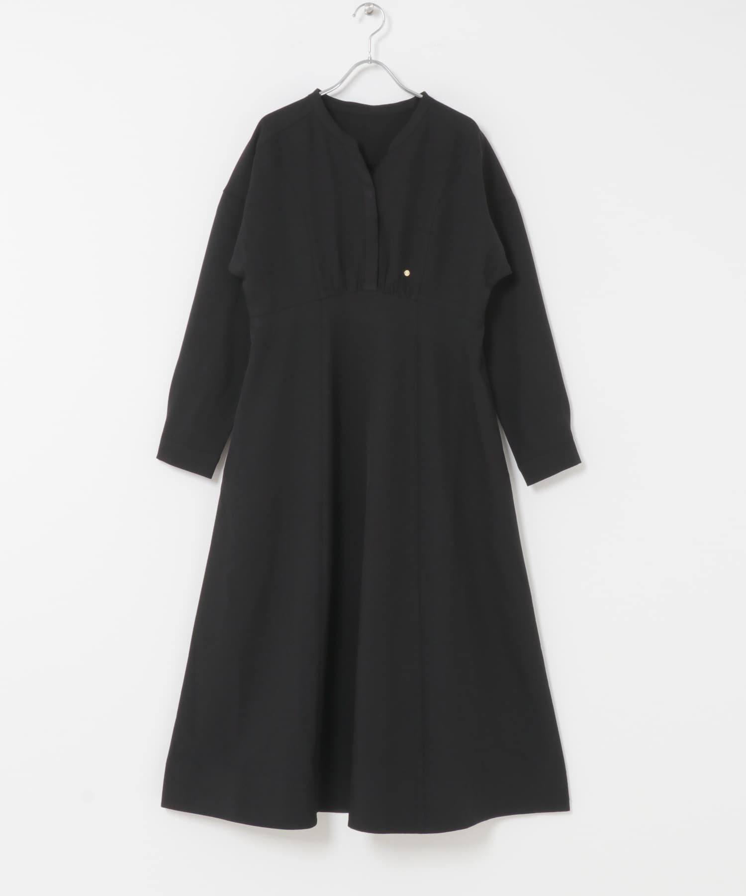 URBAN RESEARCH ROSSO「『UR TECH SMOOTHLUXE』F by ROSSO　キーネックワンピース」|ワンピース|