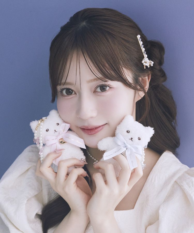 Maison de FLEUR「パールリボンキャットチャーム」|その他|
