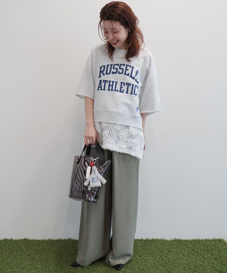 AMERICAN HOLIC「【RUSSELL】ロゴ半袖スウェット」|スウェット・ジャージ|