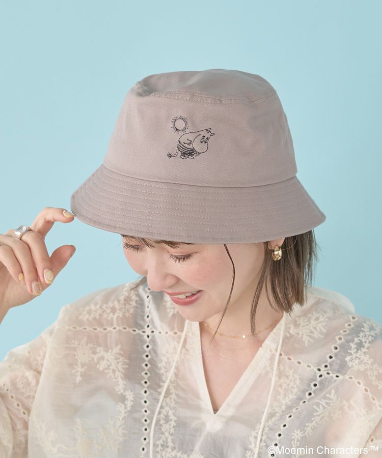 AMERICAN HOLIC「【WEB限定】Moomin UVカットバケットハット」|その他|Charcoal Gray