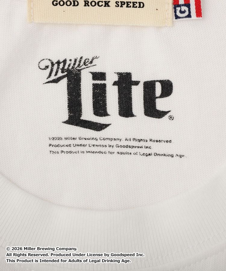 GARAGE OF GOOD CLOTHING「【GOOD ROCK SPEED】Miller Lite T」|Tシャツ・カットソー|