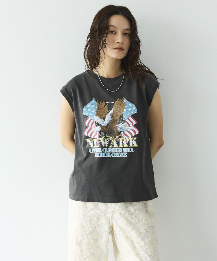 GARAGE OF GOOD CLOTHING「【GOOD ROCK SPEED】NEWARK N/S T」|キャミソール|Charcoal Gray